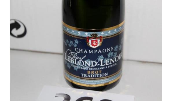 12 flessen à 37,5l champagne Leblond-Lenoir, Tradition